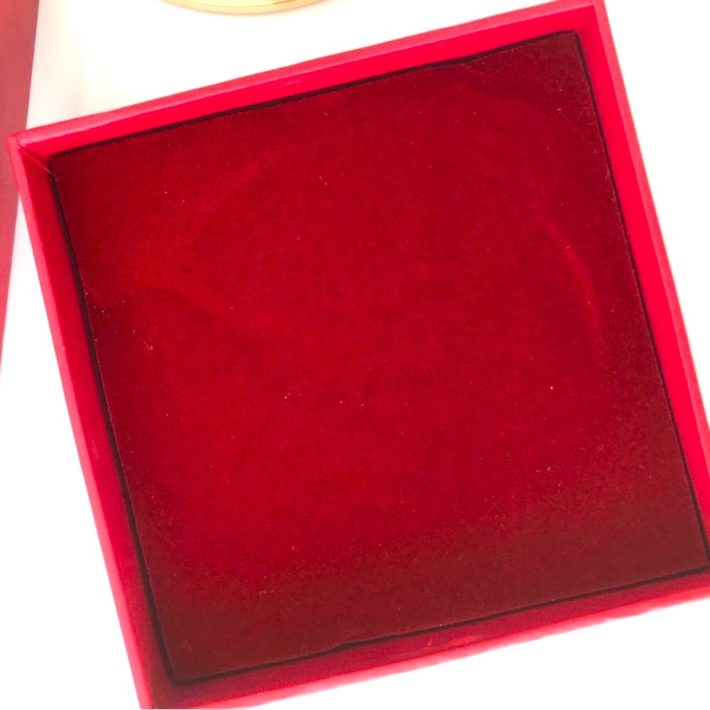 Gucci Rouge de Beauté Brillant Glow Lipstick & Gucci Gold GG Monogram Mirror NIB - Picture 14 of 16